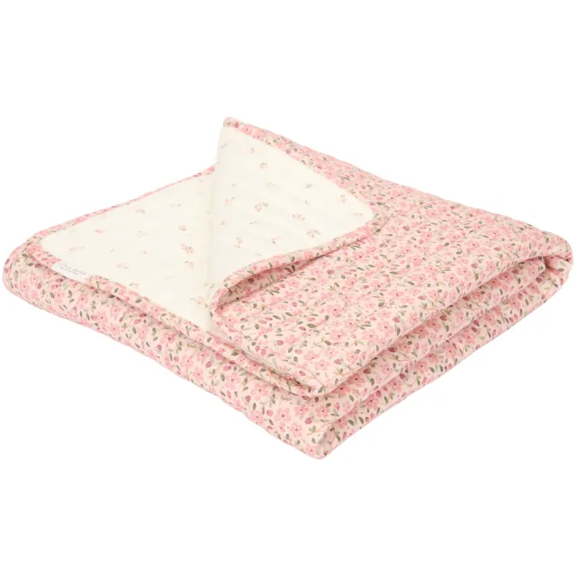 Little Dutch wiegdeken Fairy Floral Fairy Blossom roze Roze/offwhite