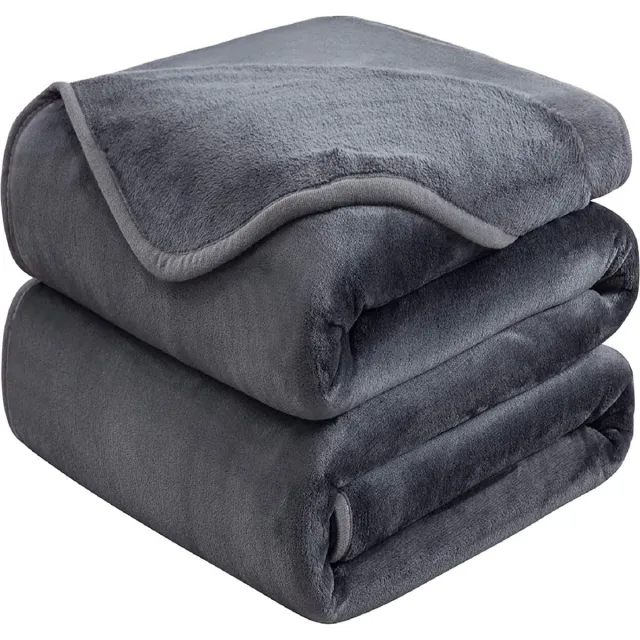 Hozy Deken – Woonkamer Slaapkamer – Fleece Deken – Premium Winter Deken Grijs
