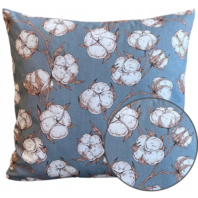 Houseartlife 100% Katoenen Kussensloop 40x40cm - Zacht & Ademend - Bloemprint meerkleurig