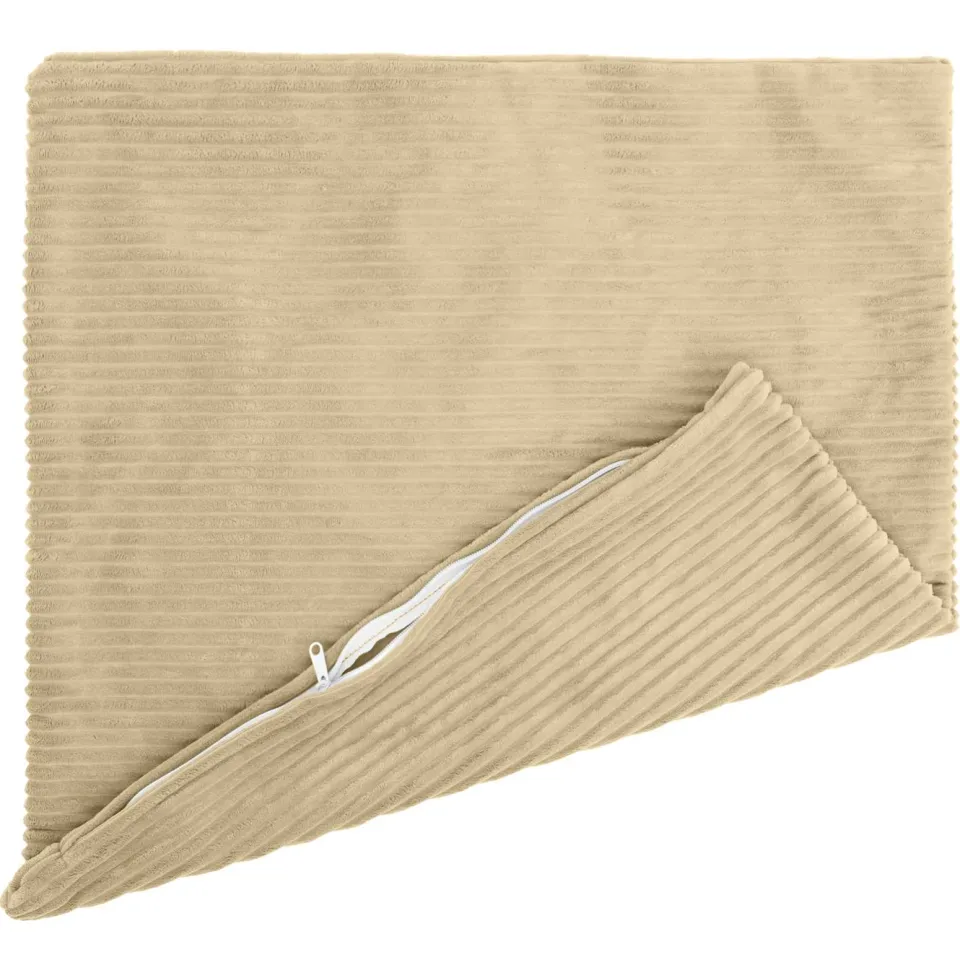 vidaXL Kussensloop 2 st HEERLEN Grijs groen 60 x 60 cm corduroy, foto 3