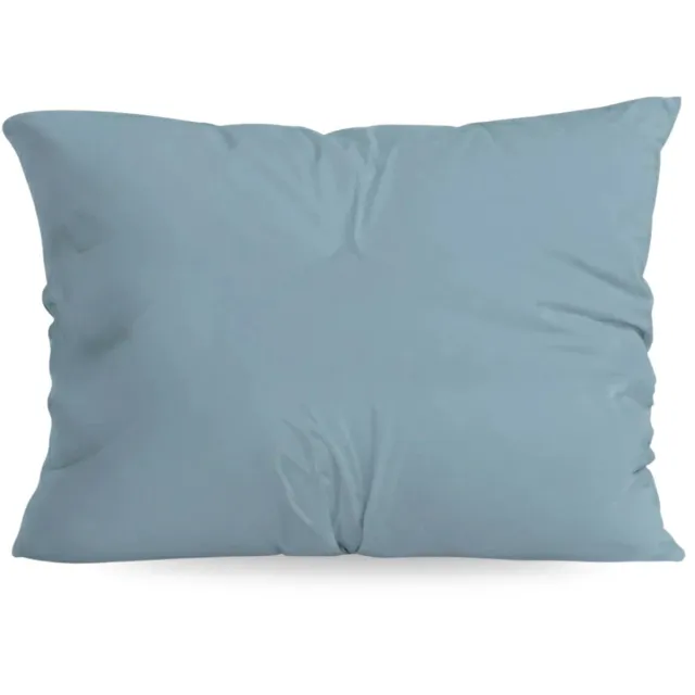 Zelesta Pure Uni kussenslopen Katoen set van 2 - Sereen Blauw - 60x70cm Pastelblauw