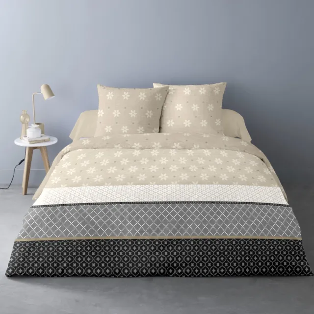 Better Nights Better Night - Luxe Polar Fleece Dekbedovertrek Ariel - warm - 2 kussenslopen zwart