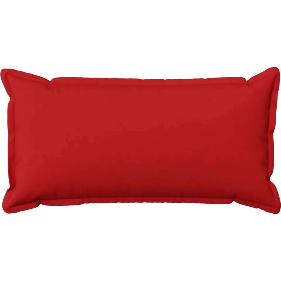 vidaXL Kussensloop 6 st HOUTEN Rood 40 x 70 cm Faux Linnen