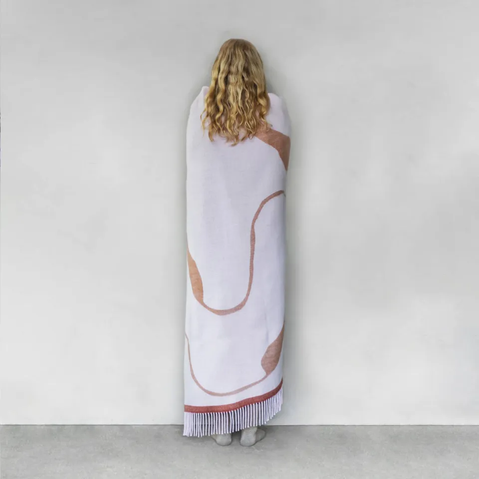 Mette Ditmer Gallery plaid latte, foto 2