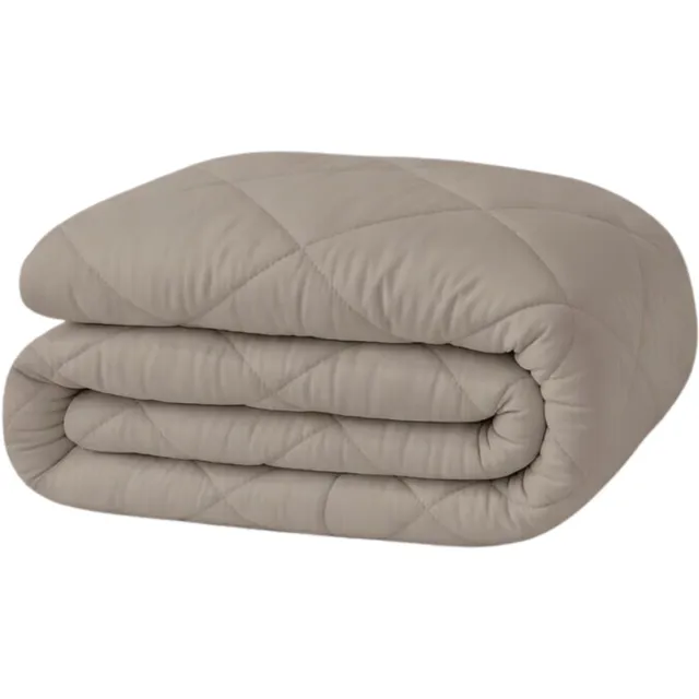 Y-not® Y-NOT – Dekbed Zonder Overtrek 200x220 – Zomerdekbed – Zacht & Wasbaar – Taupe Taupe/grey
