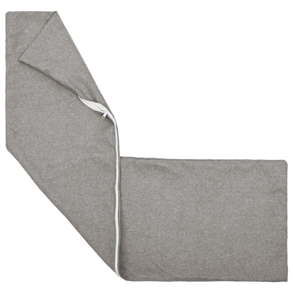 vidaXL Kussensloop HEERLEN Wolkengrijs 40 x 145 cm Stof grijs, foto 4