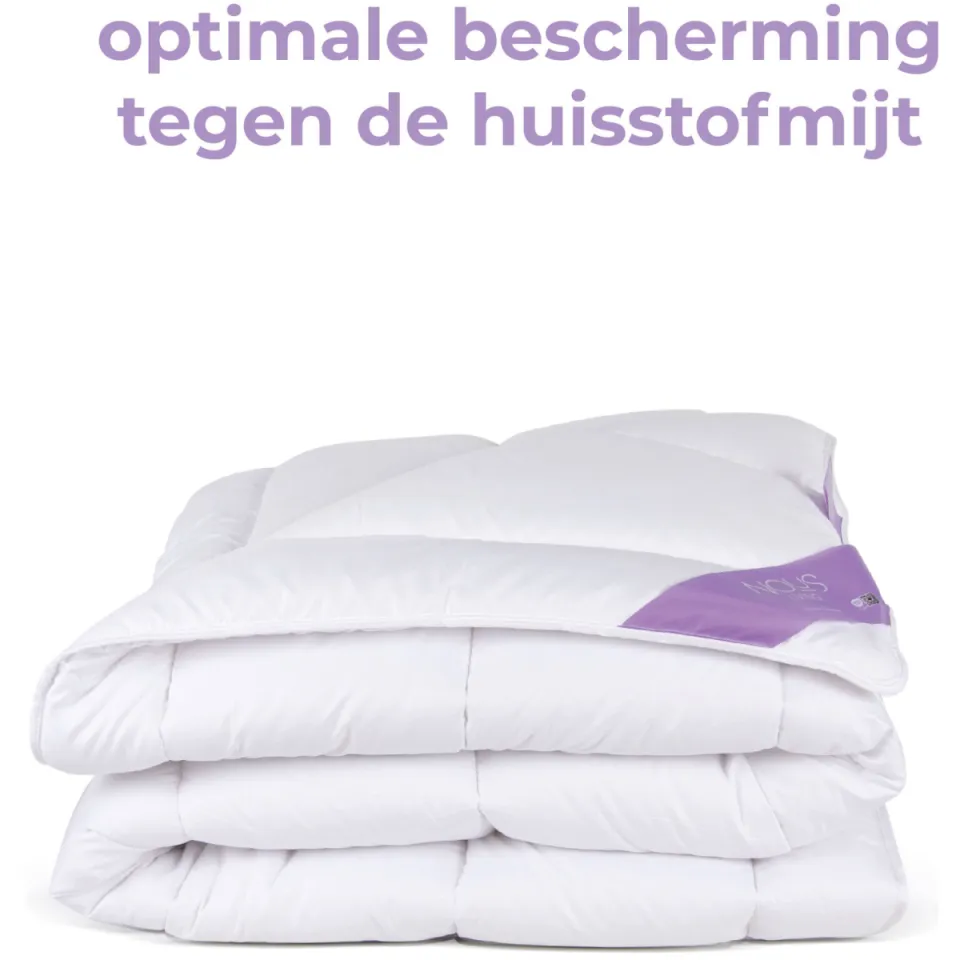 NOUS Living enkeldekbed synthetisch anti-allergisch wit, foto 3