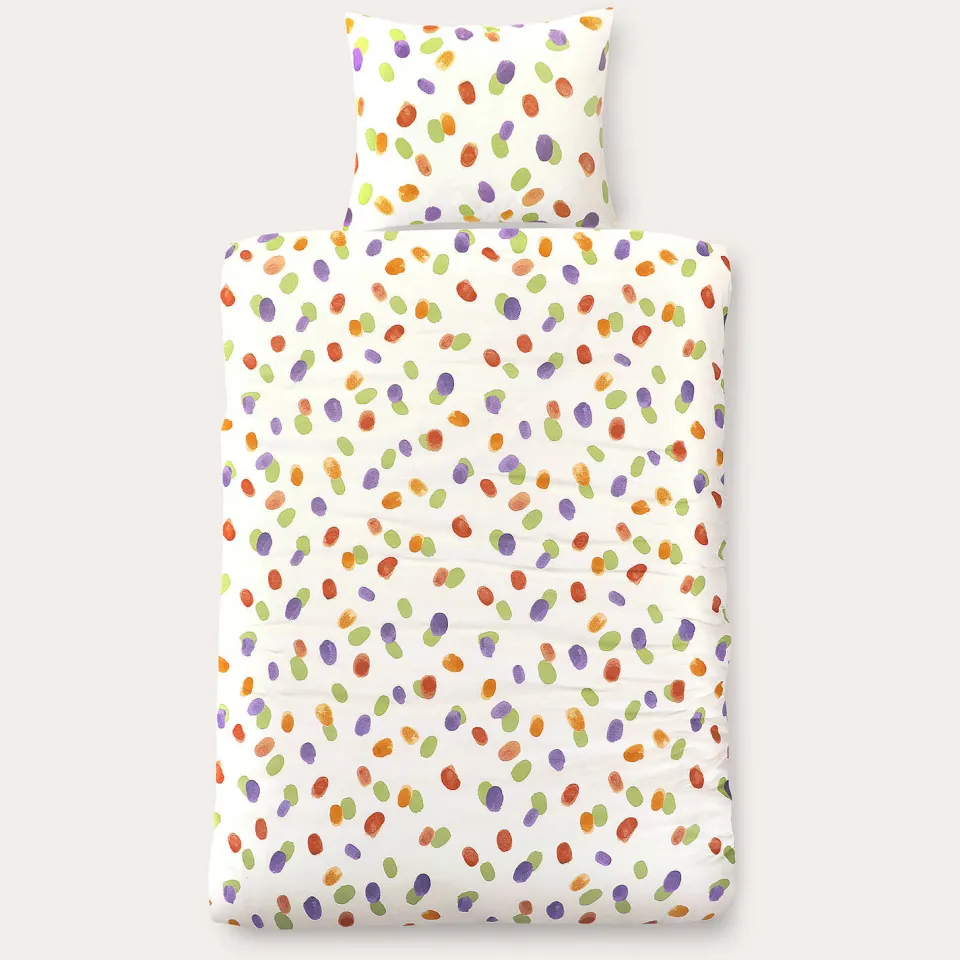 NOUS Kids katoenen dekbedovertrek kinderbed (120x150 cm) multi, foto 5