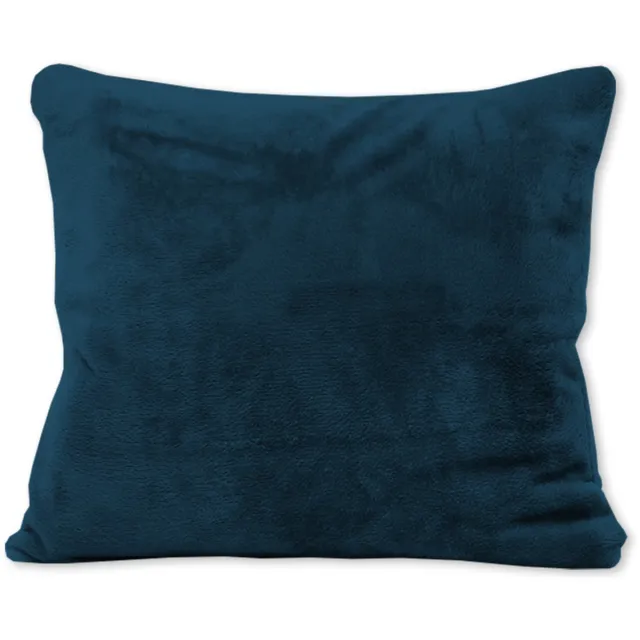 Basic Darymex Basic - Kussensloop - Mikrofiber - Met Ritssluiting - 40x40 cm - Donkerdonkerblauw donkergroen