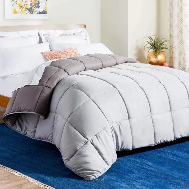 Solacis Dekbed zonder overtrek en wasbaar - Hoesloos - Dekbed - Zonder hoes - Wasbaar - Must have! steen/houtskool