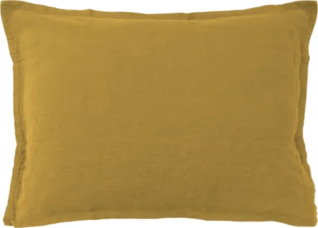 Matt & Rose Set Kussenslopen Saffraan - 50 x 70 cm - 100% Linnen Safraan