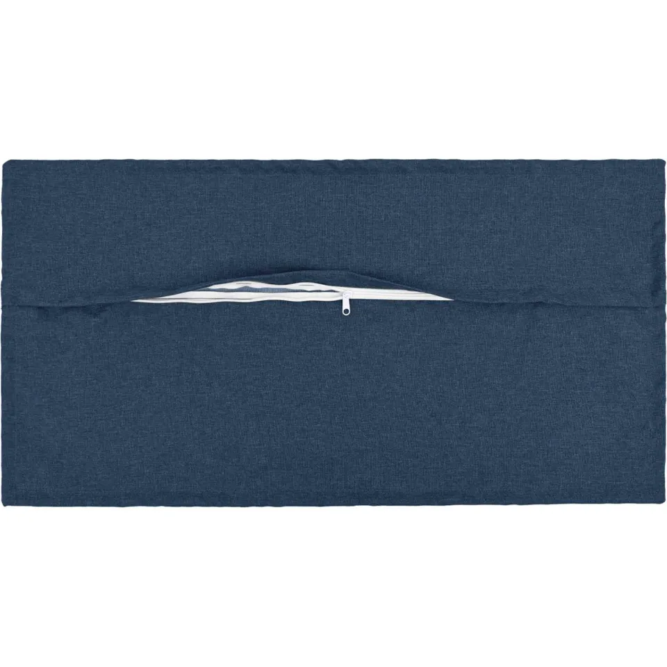 vidaXL Kussensloop 2 st HOUTEN Blauw 40 x 70 cm Faux Linnen, foto 4