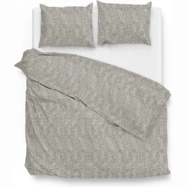 Zohome Blitz Dekbedovertrek - Flanel - Natural