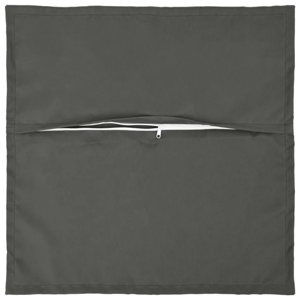 vidaXL Kussensloop 6 st HOUTEN Antraciet 45 x 45 cm Polyester, foto 4