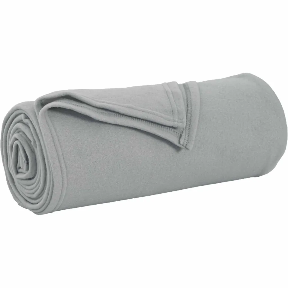 vidaXL plaid Grijs 240 x 220 cm 0,76 kg Fleece