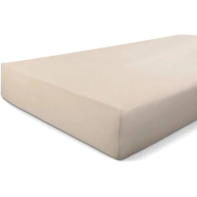 Walra katoenen hoeslaken boxspring zand