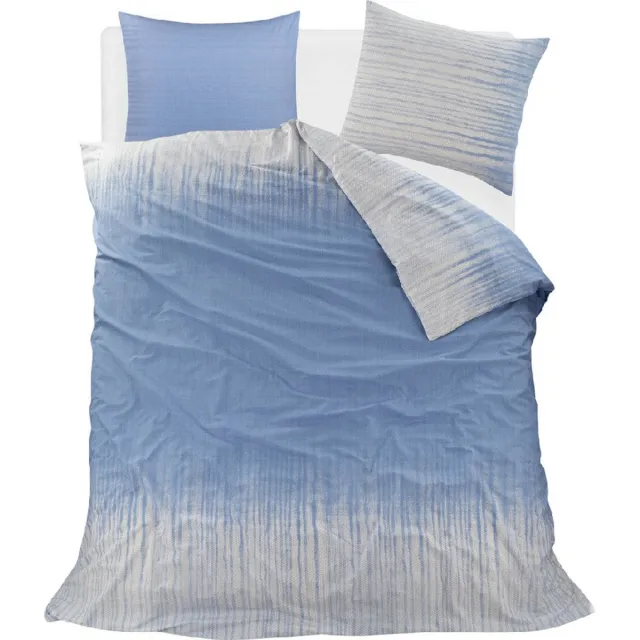 Homéé® Homéé dekbedovertrekset classic blauw 100% katoen tweepersoons 200x200/220 cm + 2 slopen blauw classic
