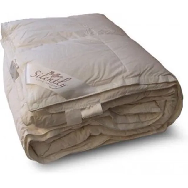 iSleep Silently Donzen Dekbed - 90% Ganzendons (Warmteklasse 1) - Litsjumeaux - 240x220 cm - Wit