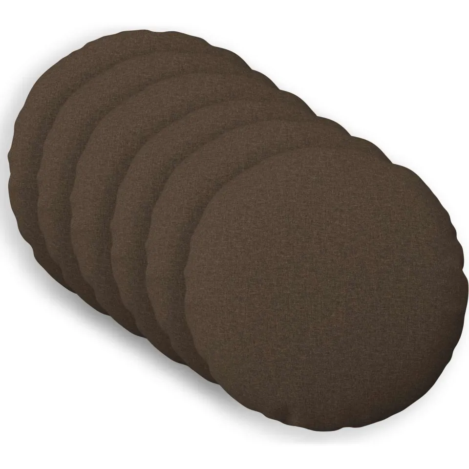 vidaXL Kussensloop 6 st HEERLEN Taupe Dia. 60 cm Stof, foto 3