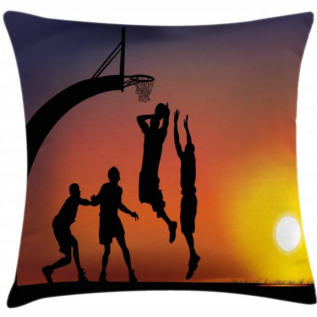 ABAKUHAUS Tienerkamer Kussenhoes – 50x50 cm – Dubbelzijdig bedrukt, rits, kleurvast, multicolor Dunkelkoralle