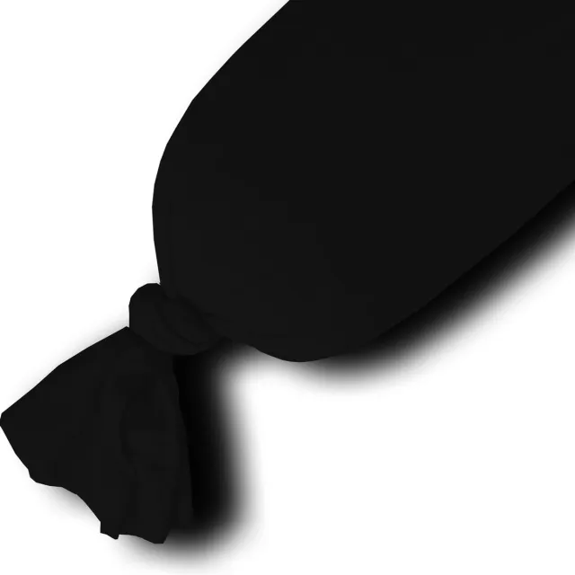 Gulings Guling-sleeve - Kussensloop antraciet, 185cm, 100% Katoen, Geschikt voor Guling Basic, XL, Luxe en Zorg, Zachte Slaapervaring