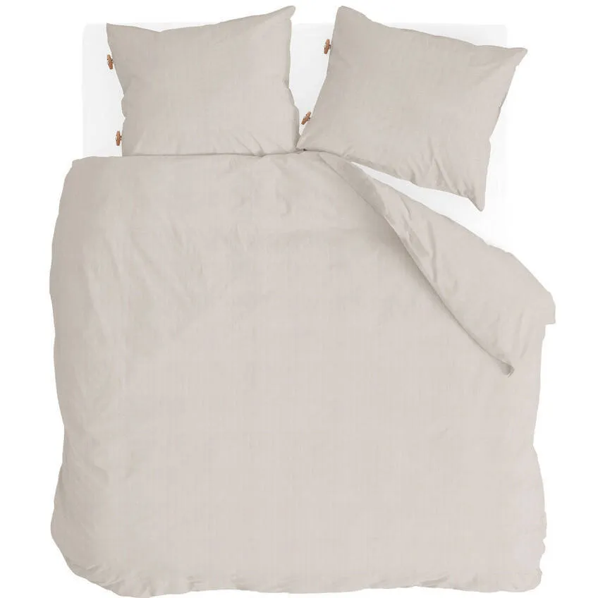 Walra Soft Chevron dekbedovertrek lits-jumeaux ecru