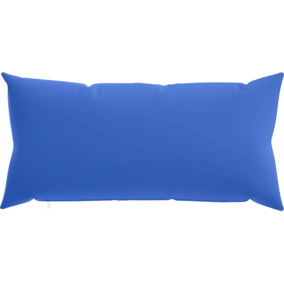 vidaXL Kussensloop 12 st HEERLEN Koninklijk Blauw 40 x 80 cm Polyester