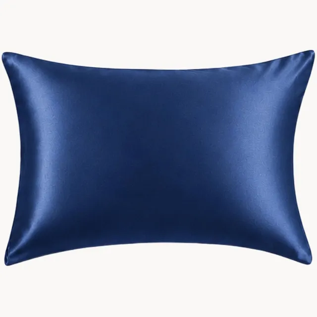 Sichou Kussenhoes Lapis Lazuli van moerbeizijde satijn Blauw