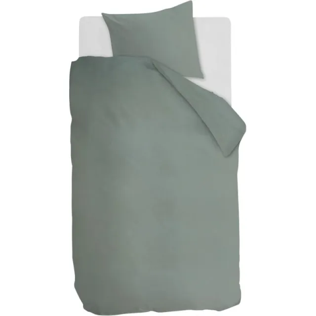 Budget Home Store Dekbedovertrek Cotton Uni Green