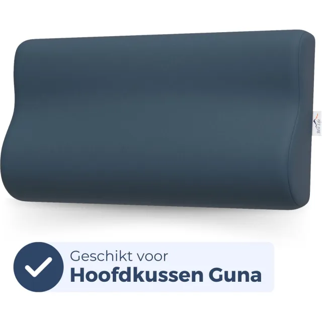 Best Life Kussensloop Guna - Verkoelend - Beddengoed - Navy Blauw