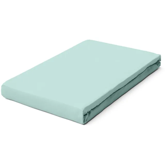 schlafgut Pure Jersey Topper Hoeslaken L - 140x200 - 160x220 435 Petrol Light