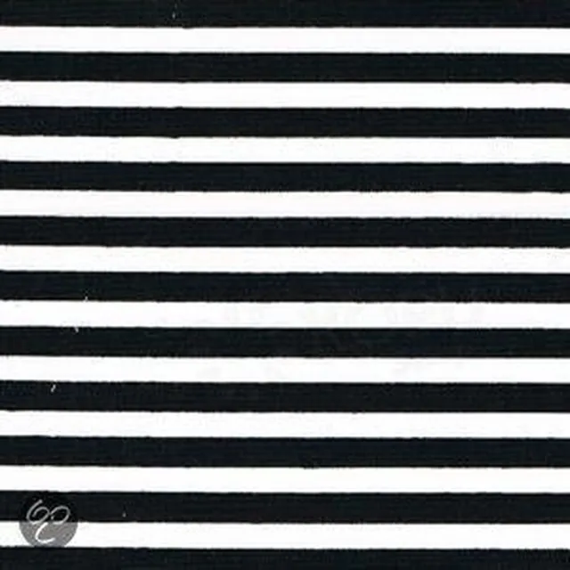 Damai Streep hoeslaken - Zwart - 1-persoons (90x200 cm)