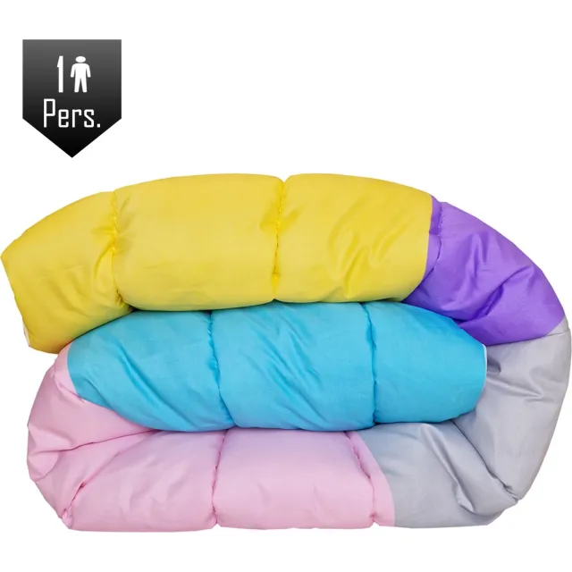 bedlin Dekbed bedrukt 140x200cm Colorlines/Kingblue multicolor