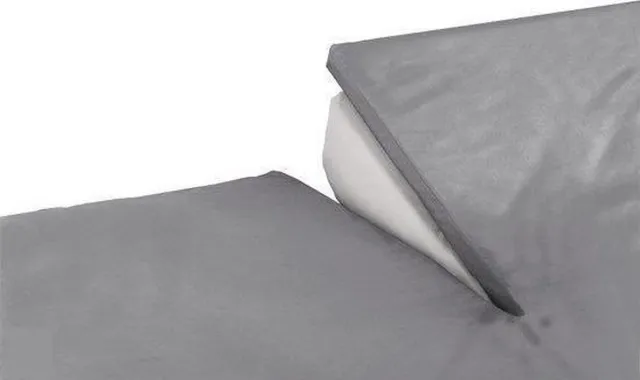 Damai Topcover katoen 180 x 220 Antraciet BI-inkeping enkel - tot 8 cm matrashoogte - Nightkiss