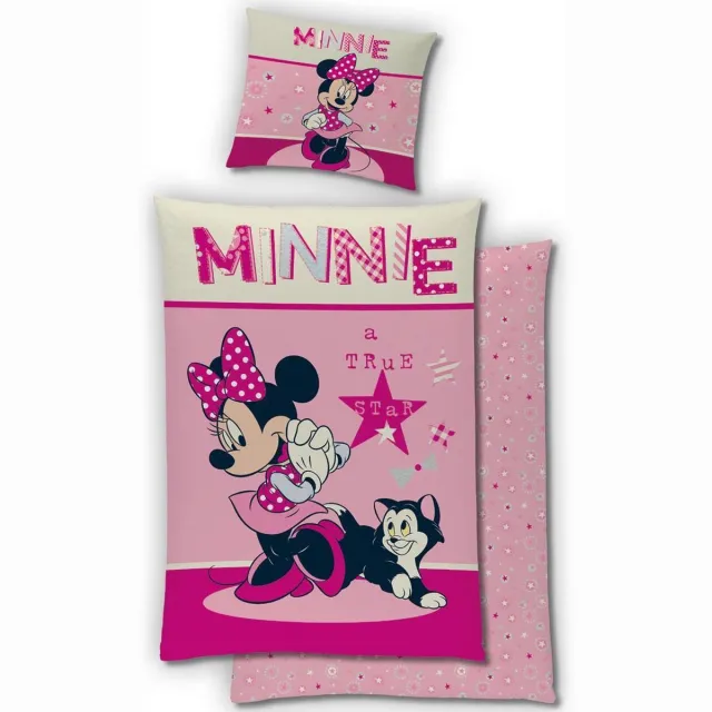 Disney Minnie Mouse Dekbedovertrek Flanel 140 x 200 cm Multi Colour