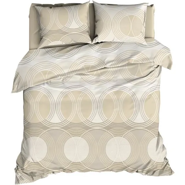 Satin D Or Satin d'Or Condi Dekbedovertrek - Tweepersoons - 200x200/220 cm - Sand