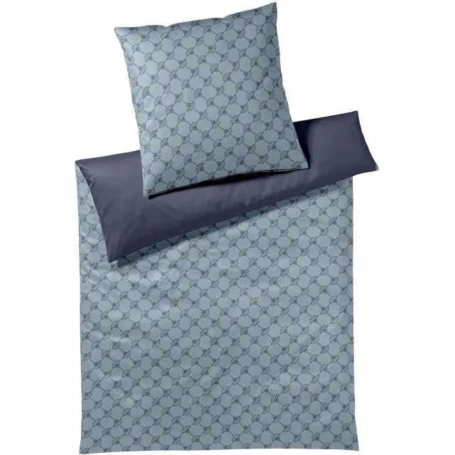 Joop! Mako satijn beddengoed Cornflower Double Deep Ocean