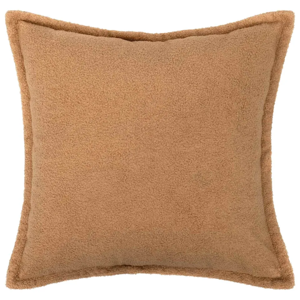 vidaXL Kussensloop 2 st HOUTEN Beige 30 x 30 cm Bouclé