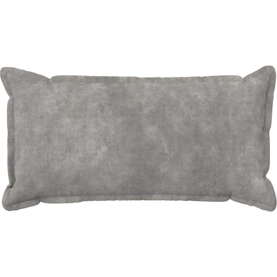 vidaXL Kussensloop 6 st HOUTEN Lichtgrijs 40 x 80 cm Microfiber Fleece, foto 2