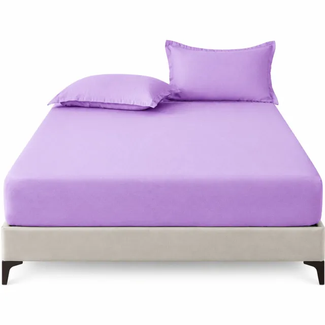 SWGOTA Paars hoeslaken 90 x 200 cm - Effen polyester met omsluitende zijkanten