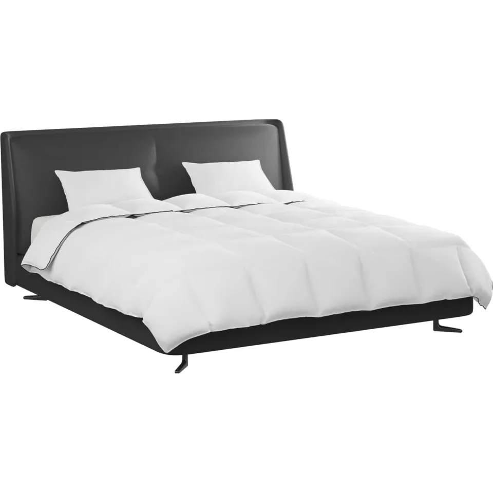 vidaXL Winter Dekbed met kussen 3 st Wit Donsveertjes, foto 2