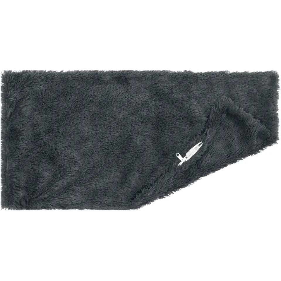 vidaXL Kussensloop 6 st HEERLEN Antracietkleurig 40 x 80 cm PV Fleece, foto 4