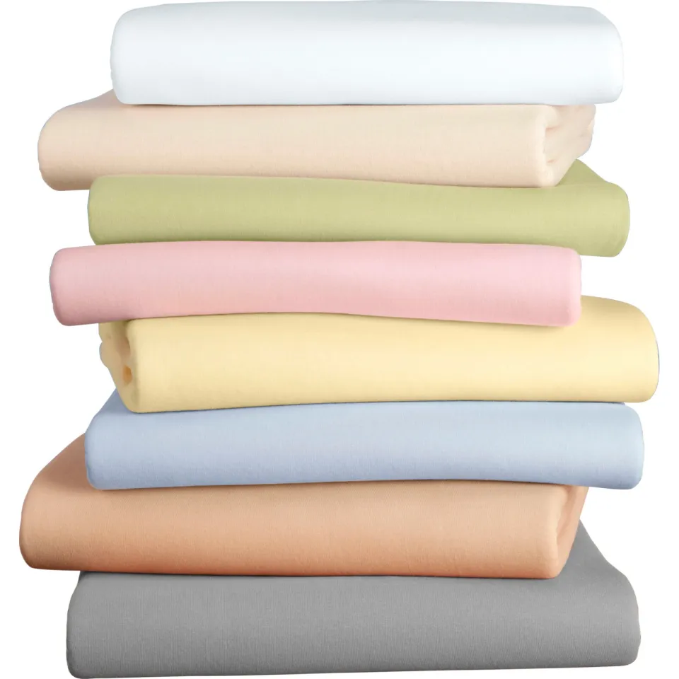 Hoeslaken single-jersey grijs