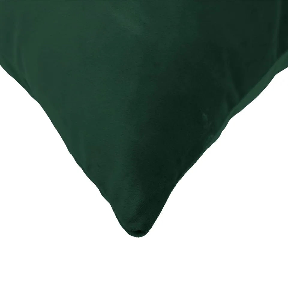 vidaXL Kussensloop 6 st HEERLEN Donkergroen 55 x 55 cm fluweel groen, foto 4
