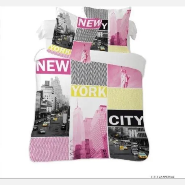 Better Nights 2-persoonsdekbedovertrek NY Glamourous 240x220cm wit