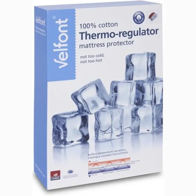 Velfont Outlast Matrasbeschermer Thermo Regulator - split - 180x200 cm wit