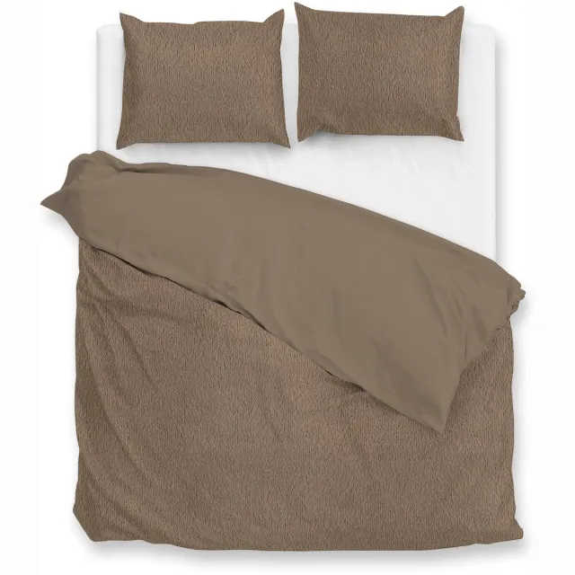 Zohome Teddy Fleece Dekbedovertrek Pile di Sherpa – Dekbedovertrek - Real Taupe