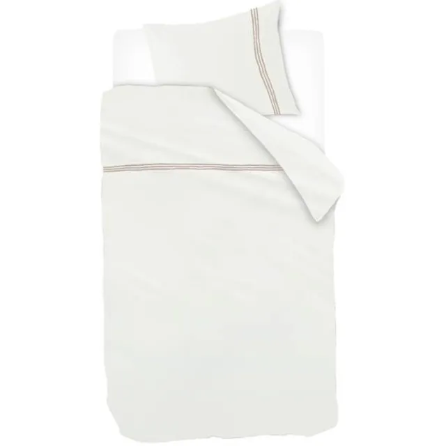 Ivorlyn Miami Dekbedovertrek - White Taupe