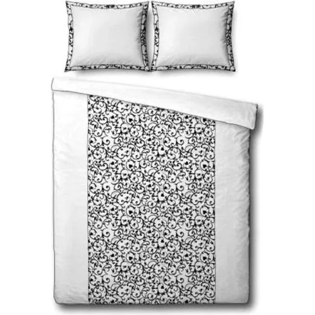 Playboy Baroque Dekbedovertrek - Eenpersoons - 140x200/220 cm - White