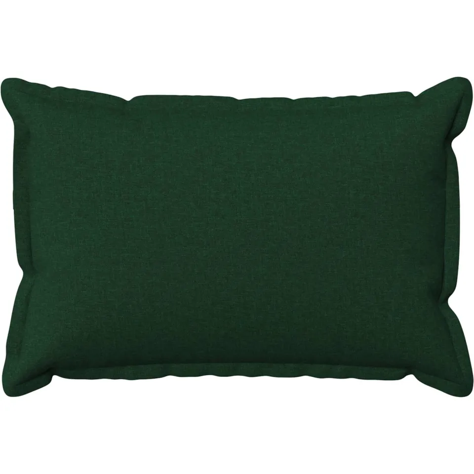 vidaXL Kussensloop 2 st HOUTEN Donkergroen 40 x 60 cm Faux Linnen